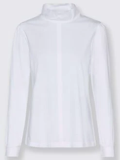 T-shirt à Col Montant 50% Coton 7 T-shirt à Col Montant 50% Coton -Womens Clothing Soldes Boutique 139.00FA156244 B01.001