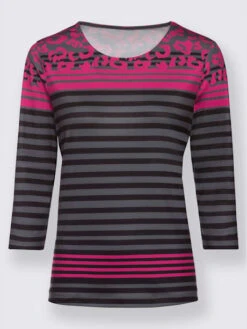 T-shirt Imprimé Mélange De Motifs Tendance -Womens Clothing Soldes Boutique 146.00FJ156343 B08.001