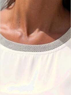 Chemisier Ourlet Avec Bande élastique 9 Chemisier Ourlet Avec Bande élastique -Womens Clothing Soldes Boutique 148.00FJ156347 006.002