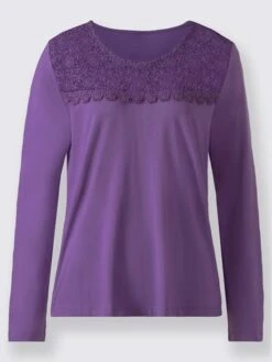 T-shirt à Manches Longues 50% Coton 7 T-shirt à Manches Longues 50% Coton -Womens Clothing Soldes Boutique 153.00FJ156346 B07.001