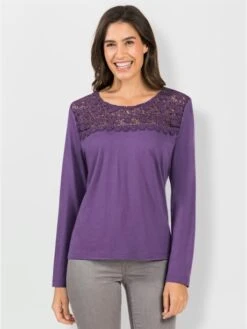 T-shirt à Manches Longues 50% Coton 5 T-shirt à Manches Longues 50% Coton -Womens Clothing Soldes Boutique 153.00FJ156346 B09.001