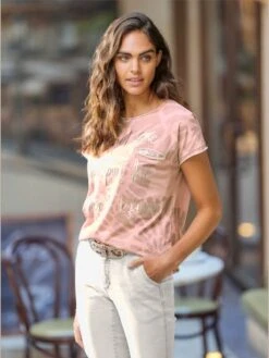 T-shirt Imprimé Imprimé Animal Décoratif