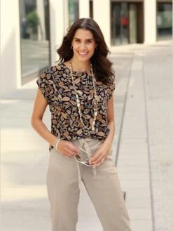 Chemisier Qualité Crêpe Facile à Entretenir