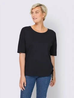 T-shirt Fronces Sur Le Côté