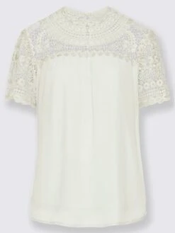 Chemisier En Dentelle Avec Dentelle Transparente -Womens Clothing Soldes Boutique 177.00FJ156343 B01.001