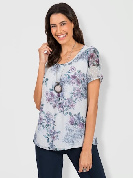 Chemisier Effet De Couleur Différent Pour Chaque Pièce ! 2 Chemisier Effet De Couleur Différent Pour Chaque Pièce ! – Image 2