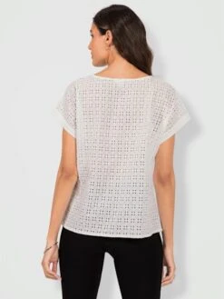 Chemisier Superbe Broderie De Madère -Womens Clothing Soldes Boutique 188.00FJ257747 B05.001