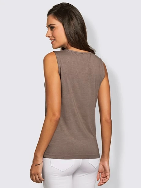 Débardeur Féminin Encolure Brodée Chic 3 Débardeur Féminin Encolure Brodée Chic – Image 3