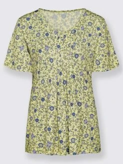 T-shirt Imprimé Plis Affinants à L'encolure -Womens Clothing Soldes Boutique 196.00FJ257743 B10.001