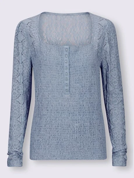 T-shirt Superbe Empiècement En Dentelle 4 T-shirt Superbe Empiècement En Dentelle – Image 4