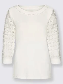 T-shirt En Dentelle Qualité Indéformable -Womens Clothing Soldes Boutique 208.00FJ257743 B01.001