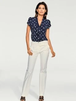 Chemisier à Pois Motif à Pois Tendance