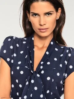 Chemisier à Pois Motif à Pois Tendance -Womens Clothing Soldes Boutique 504.99EXT64042 A09.006