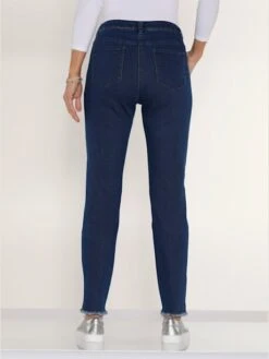 Jean Femme 5 Poches Coupe Skinny Glissière Au Bas Des Jambes -Womens Clothing Soldes Boutique 700.00TIT03342 A01.003